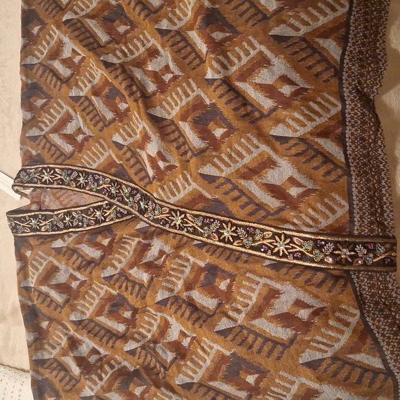 Soft Surroundings Asmara Embellished Topper wrap One size - Picture 4 of 7